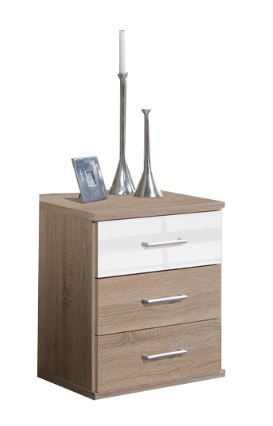 Gamma 3 Drawer Bedside Chest
