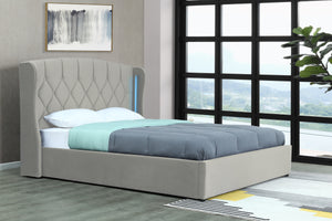 Mayfair Double Ottoman Bed with LED lighting